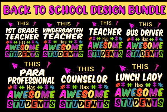 Awesome Students Design Bundle Graphics Review