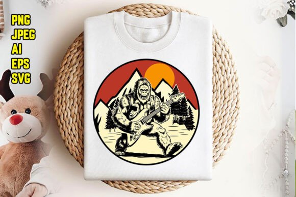 Bigfoot Graphic T-Shirt Design SVG Review