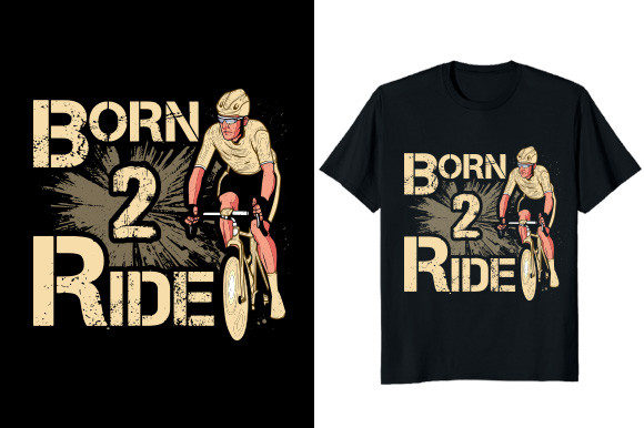 Born 2 Ride Bicycle Graphic T-Shirt Review