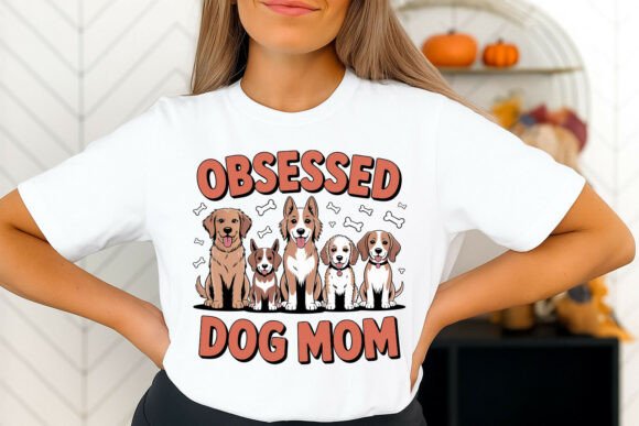 Dog Mom Graphics for T-Shirt Designs