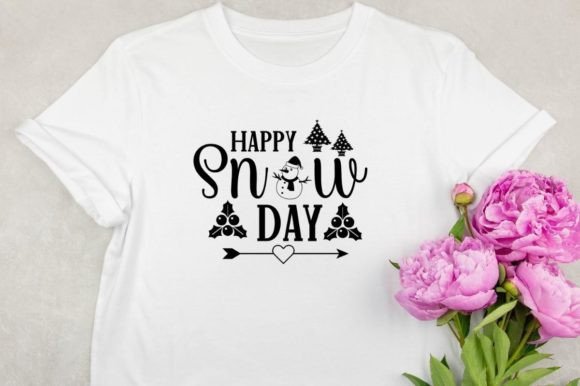 Happy Snow Day Beautiful Graphic Design Review