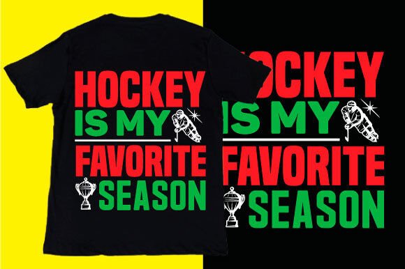 Hockey T-Shirt Graphic Design: Graphics & T-Shirt Designs