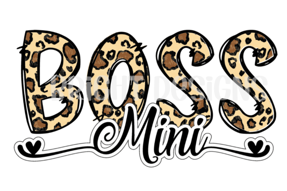 Mini Boss Wordart Animal Print Graphic Review