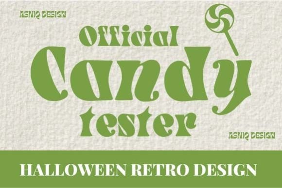 Official Candy Tester Halloween Graphics Freebies