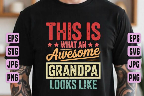 Reviewing the Awesome Grandpa Graphic Tee for Stitching