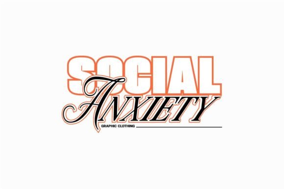 Social Anxiety Graphic T-Shirt Designs & Graphics