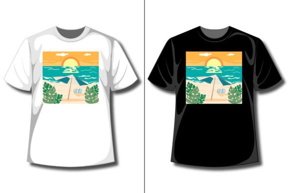 Summer Graphics for T-Shirt Designs