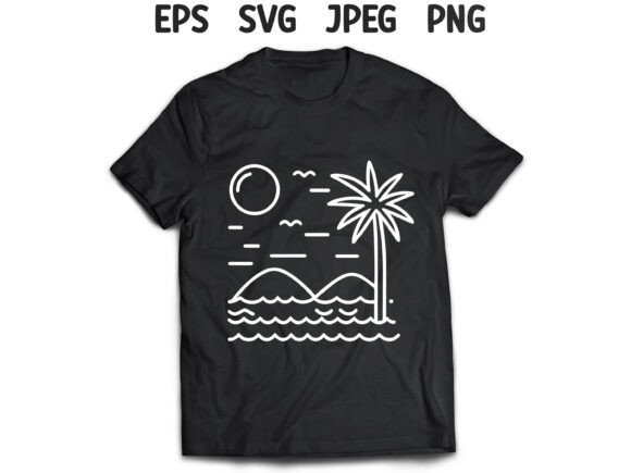 Summer T-Shirt Graphic Vector for Blog Graphics