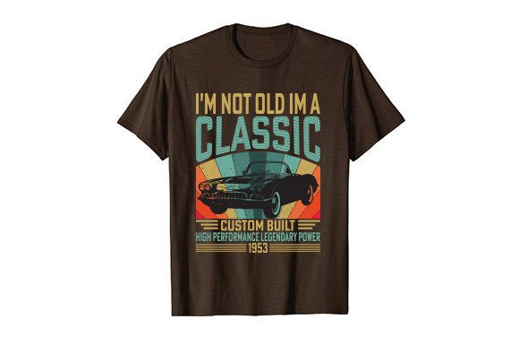 Vintage Car Graphics for T-Shirt Designs