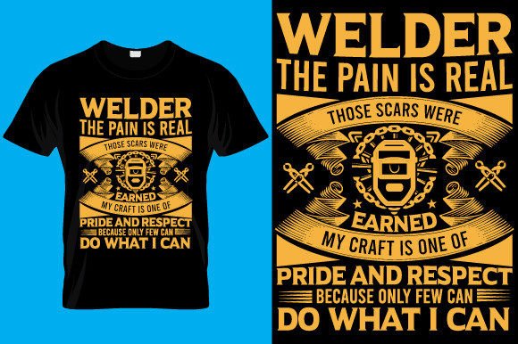 Welder Vector Graphics for T-Shirt Designs